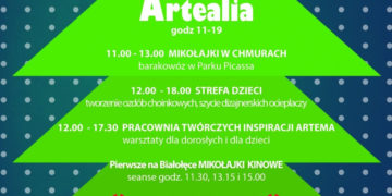 Targi rękodzieła, w kinie oraz … w chmurach, czyli białołęckie Mikołajki