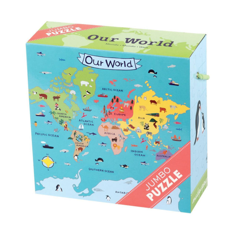Puzzle Jumbo Mapa Świata