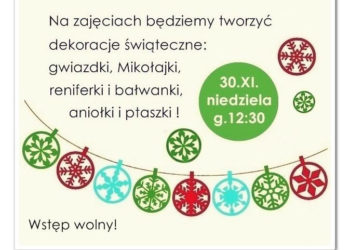 Warsztaty tworzenia dekoracji świątecznych