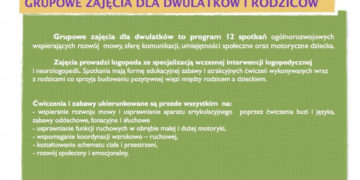 GRUPOWE ZAJĘCIA DLA DWULATKÓW z el. LOGOPEDII – ZAPISY DO NOWYCH GRUP NA LISTOPAD 2014
