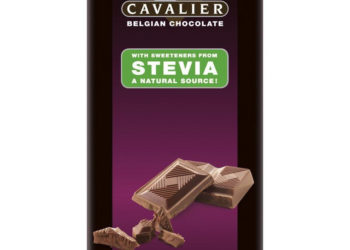 Belgijska czekolada mleczna słodzona ekstraktem ze stewii, bez dodatku cukru, 85g