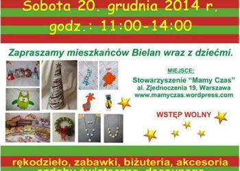 Kiermasz Świąteczny – Klub Mam i Tatusiów na Bielanach