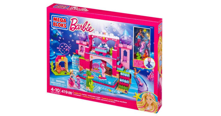 Klocki Mega Bloks Barbie® Underwater Castle – Podwodny zamek, nr katalogowy: 80241