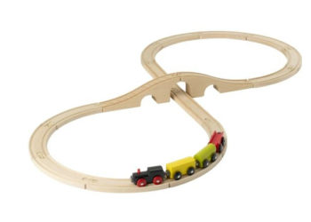 LILLABO – Kolejka drewniana, 20 elem., wielobarwny 49,99 PLN