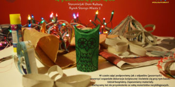 „Warsztaty recyklingowych ozdób świątecznych dla dzieci”