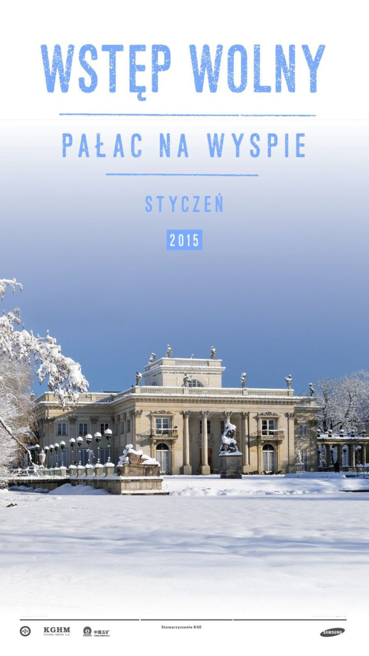 Zima w Łazienkach Królewskich