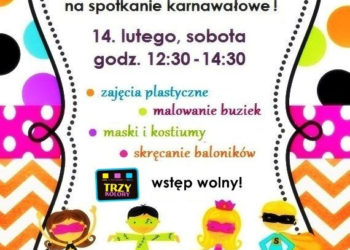Spotkanie karnawałowe dla dzieci
