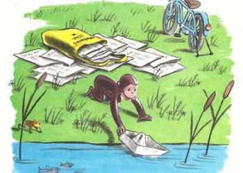 Ciekawski George puszcza łódki!