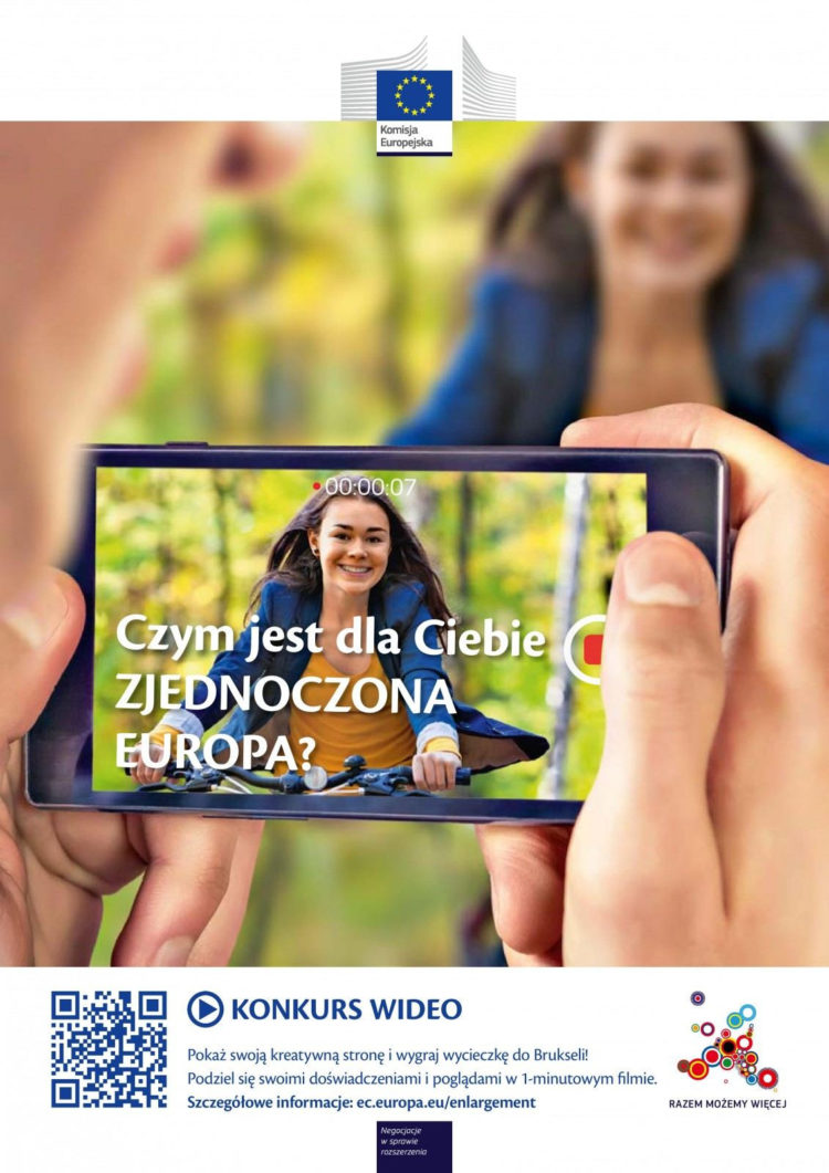 „Czym jest dla ciebie zjednoczona Europa?” – wyraź swoje zdanie w krótkim filmie i wygraj wycieczkę do Brukseli!