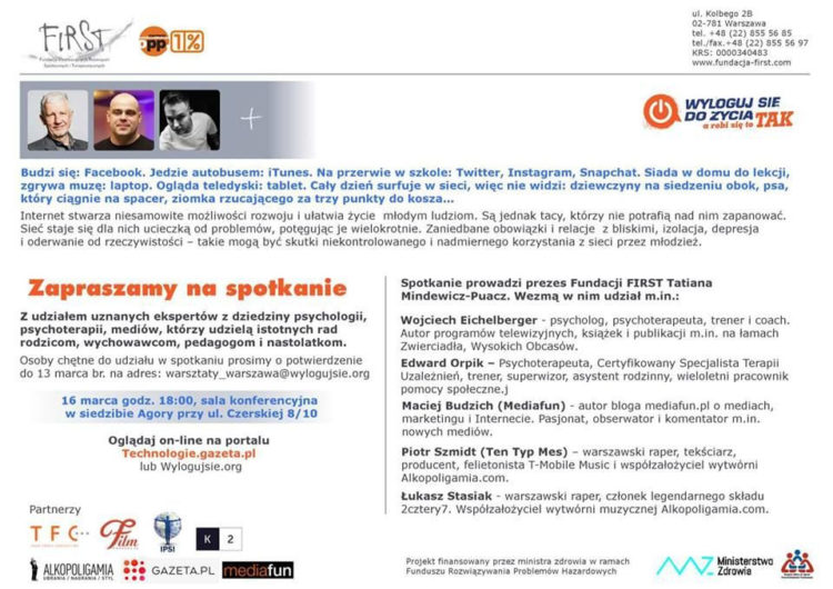 Sport i muzyka versus sieć – debata „Wyloguj się do życia, a robi się to TAK!”