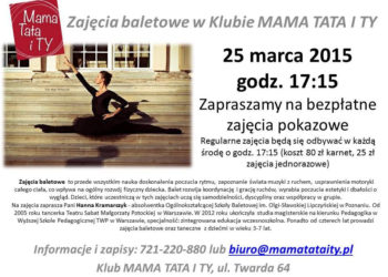 Zajęcia baletowe w Klubie MAMA TATA I TY