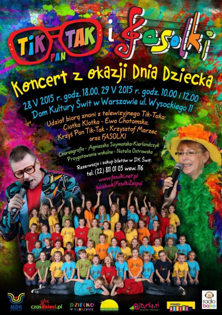 Fasolki – legenda muzyki dziecięcej zagra na Bródnie