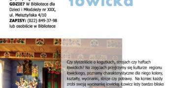 Etnografia dla najmłodszych – Wycinanka łowicka