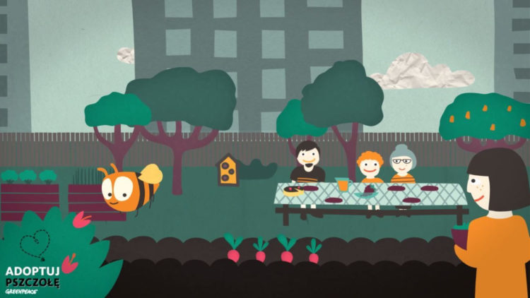 Piknik z okazji otwarcia społecznościowego ogrodu miejskiego dla pszczół i ludzi „Motyka i Słońce”