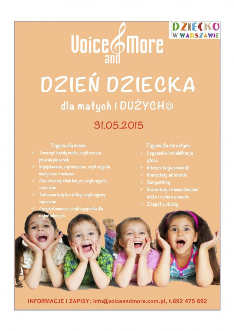 Muzyczny dzień dziecka nie tylko dla maluchów w Voice and More!
