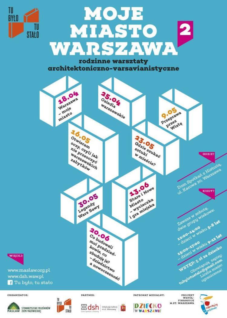 Legendy Wars Sawy – rodzinne warsztaty architektoniczno-varsavianistyczne