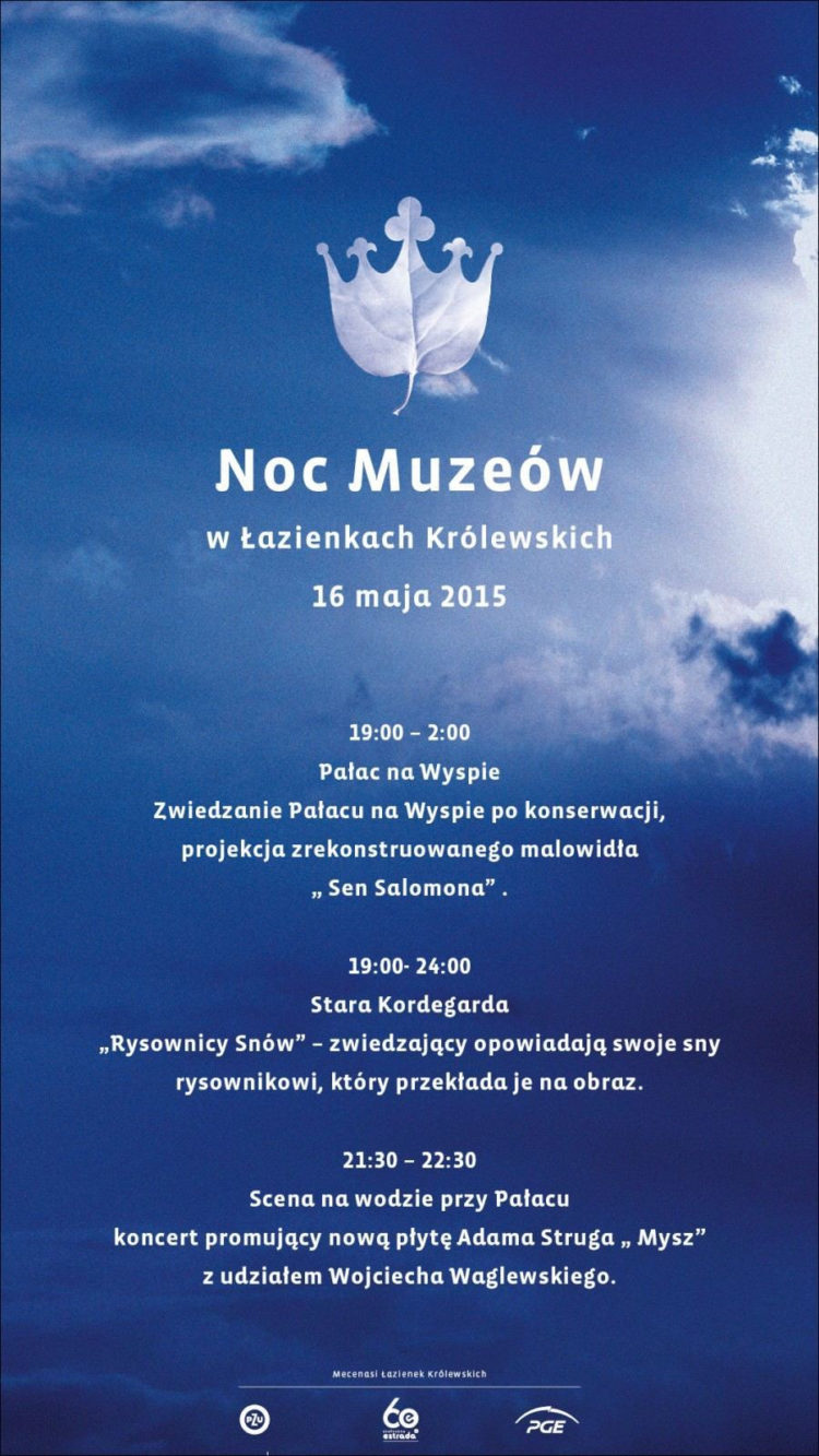 Noc Muzeów w Łazienkach Królewskich