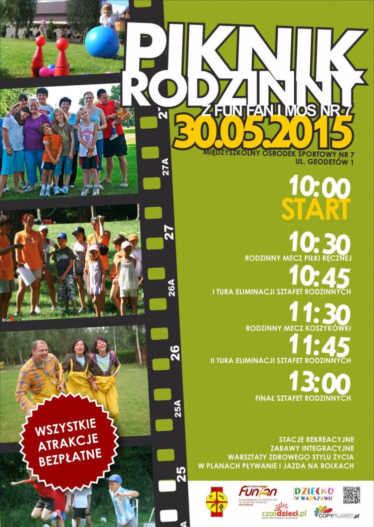 OCHOCKI PIKNIK NA SPORTOWO pod hasłem „Świadomi rodzice, zdrowe dzieci”