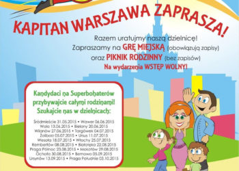Ogłaszamy nabór na Superbohaterów!  Kapitan Warszawa szuka właśnie Ciebie!