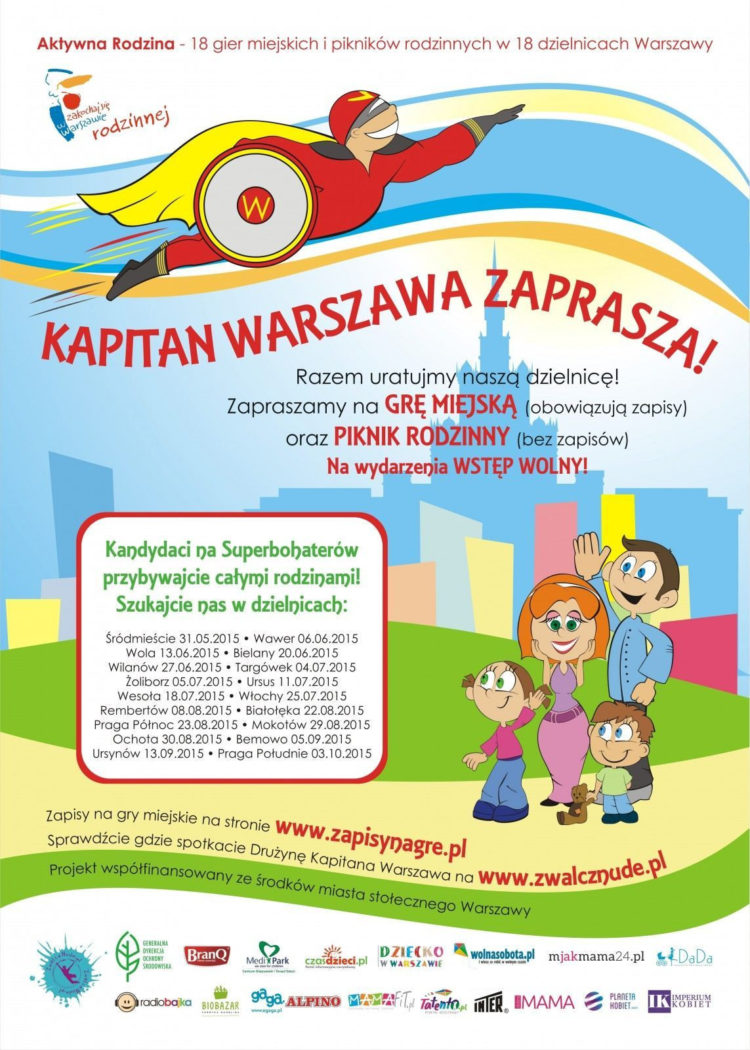 Ogłaszamy nabór na Superbohaterów!  Kapitan Warszawa szuka właśnie Ciebie!