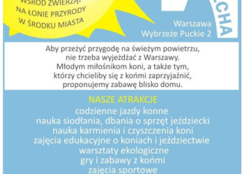 Zapraszamy na wakacyjne półkolonie w Stajni Pociecha