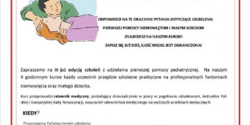 Zapraszamy Was do Klubu Mam na Bemowie na III edycję kursu udzielania pierwszej pomocy pediatrycznej