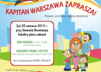 Ogłaszamy nabór na Superbohaterów! Kapitan Warszawa szuka właśnie Ciebie! Weź udział w rodzinnej grze miejskiej!