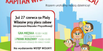 Ogłaszamy nabór na Superbohaterów!  Kapitan Warszawa szuka właśnie Ciebie! Weź udział w rodzinnej grze miejskiej!