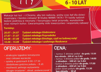 Półkolonie w Klubie MAMA TATA I TY!