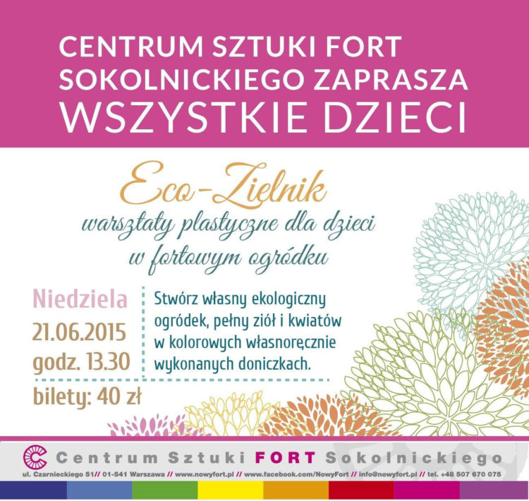 Eco-Zielnik warsztaty plastyczne dla dzieci