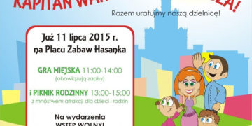 Ogłaszamy nabór na Superbohaterów!  Kapitan Warszawa szuka właśnie Ciebie! Weź udział w rodzinnej grze miejskiej!