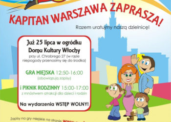 Ogłaszamy nabór na Superbohaterów!  Kapitan Warszawa szuka właśnie Ciebie! Weź udział w rodzinnej grze miejskiej!