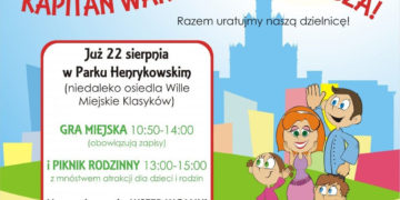 Ogłaszamy nabór na Superbohaterów!  Kapitan Warszawa szuka właśnie Ciebie! Weź udział w rodzinnej grze miejskiej!