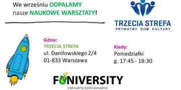 Dzień otwarty i pokaz naukowy Funiversity  –  Trzecia Strefa