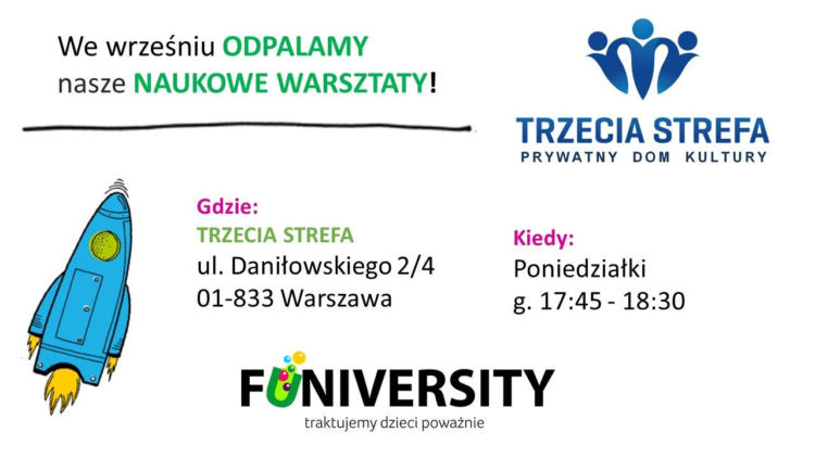 Dzień otwarty i pokaz naukowy Funiversity  –  Trzecia Strefa