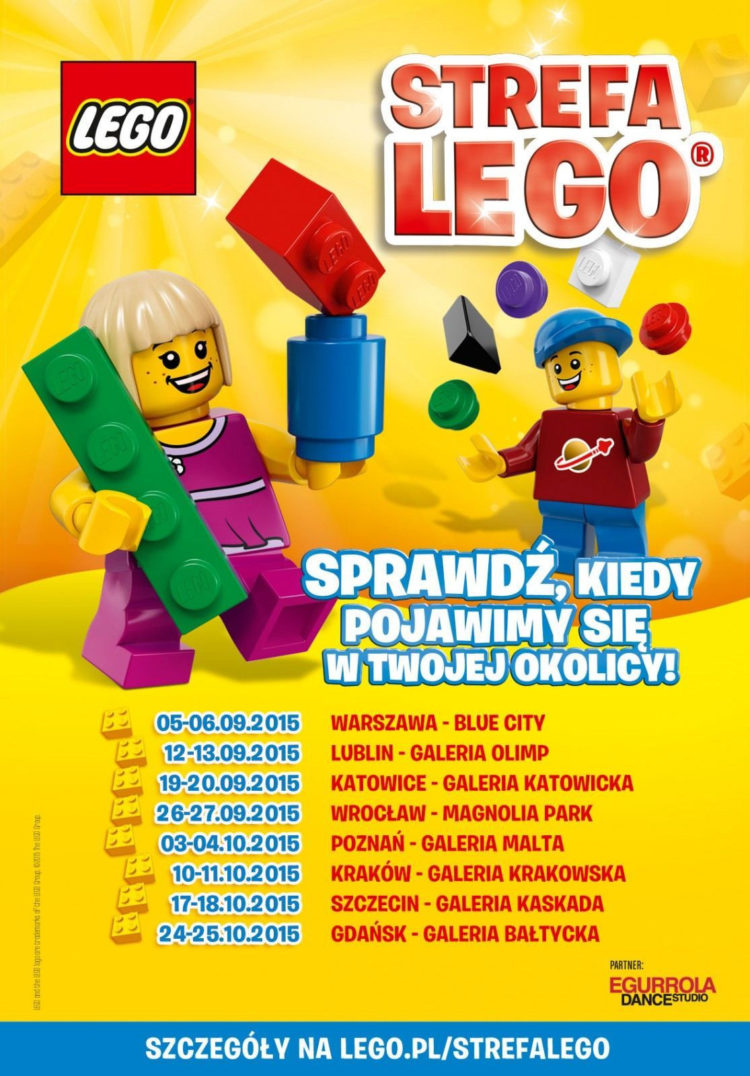 STREFA LEGO® W 8 NAJWIĘKSZYCH MIASTACH POLSKI! WIELKA, OTWARTA IMPREZA W CENTRUM HANDLOWYM BLUE CITY W WARSZAWIE!