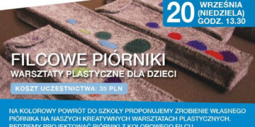 Filcowe Piórniki Warsztaty plastyczne dla dzieci