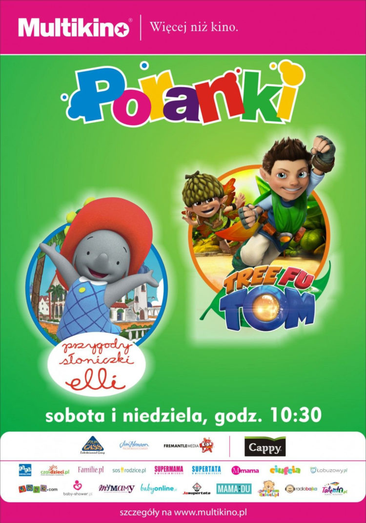 Wrześniowe Poranki o 10.30  w Multikinie ze „Słoniczką Elli”  i odważnym „Tree Fu Tomem”