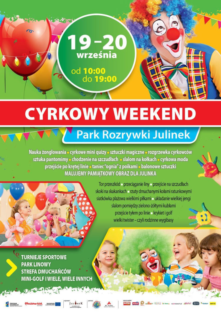 Cyrkowy Weekend w Parku Rozrywki Julinek