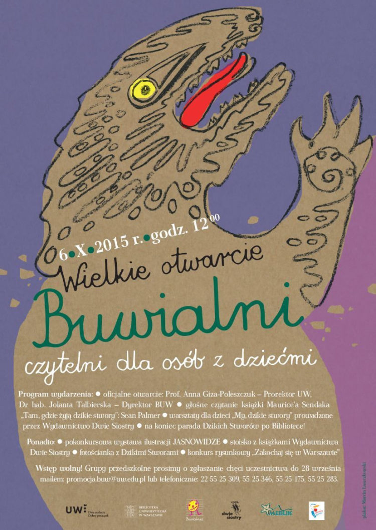 Biblioteka Uniwersytecka w Warszawie zaprasza na otwarcie BUWialni!