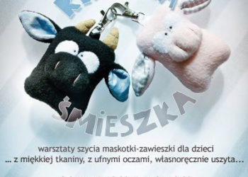 Warsztaty szycia przytulanek-zawieszek: Krówka Śmieszka