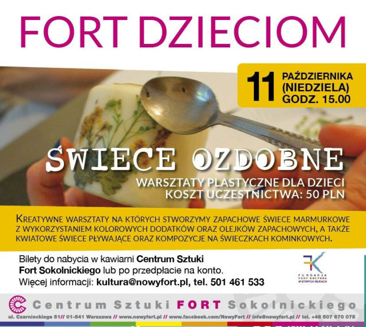 Świece Ozdobne – warsztaty plastyczne dla dzieci