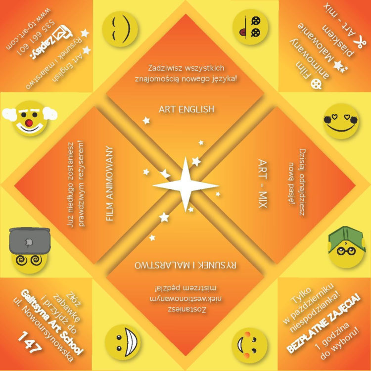 Niespodzianka! Tylko w październiku!  Bezpłatne zajęcia  i zabawka w Galitsyna Art School na Ursynowie!