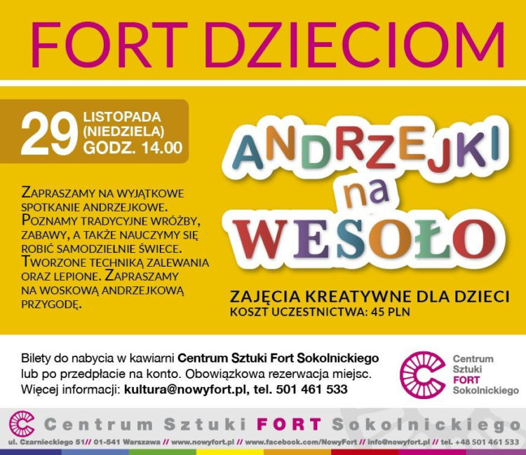 Andrzejki na wesoło – zajęcia kreatywne dla dzieci