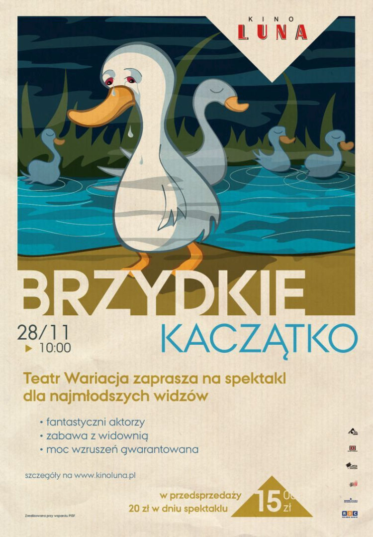 Spektakl Brzydkie kaczątko” w kinie Luna
