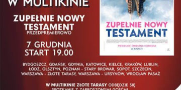 Kapitalnie zabawny film, który o źle urządzonym świecie opowiada językiem „Amelii” – przedpremierowy pokaz filmu „Zupełnie Nowy Testament” 7 grudnia 2015 w ramach Kocham Kino w Multikinie