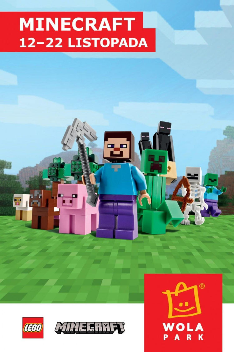 Świat LEGO® Minecraft po raz pierwszy w Polsce w Wola Parku