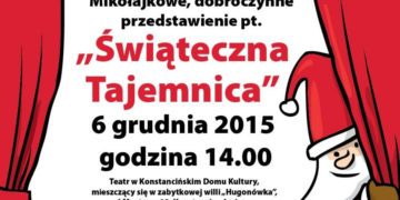 Teatralne Mikołajki z Fundacją Edulandia na scenie Konstancińskiego Domu Kultury!