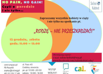 Spotkanie „Rodzę – nie przeszkadzać!”