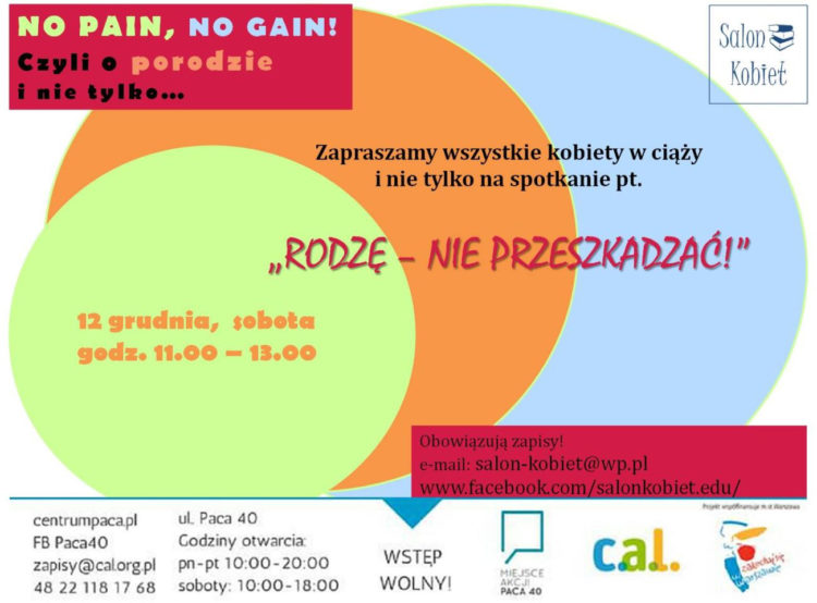 Spotkanie „Rodzę – nie przeszkadzać!”